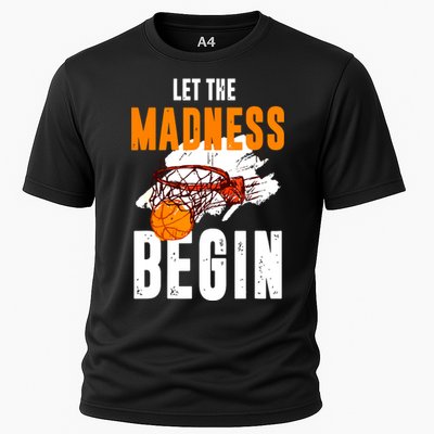 Let The Madness Begin Basketball Cooling Performance Crew T-Shirt