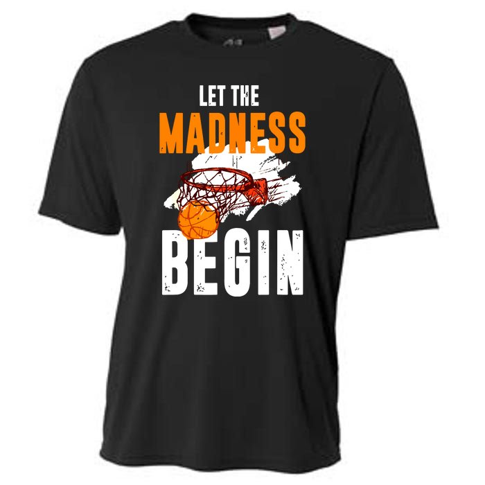 Let The Madness Begin Basketball Cooling Performance Crew T-Shirt