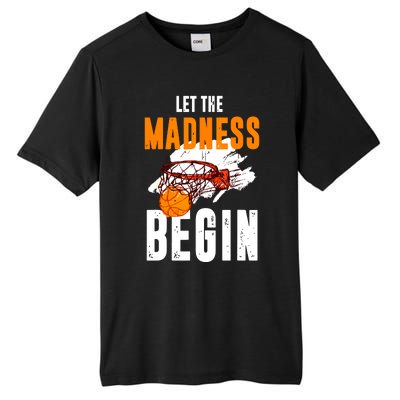 Let The Madness Begin Basketball Tall Fusion ChromaSoft Performance T-Shirt