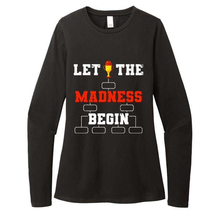 Let The Madness Begin College Basketball Tournament Womens CVC Long Sleeve Shirt