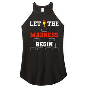 Let The Madness Begin College Basketball Tournament Women's Perfect Tri Rocker Tank