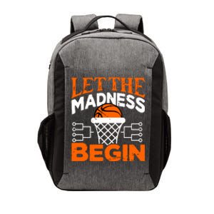 Let The Madness Begin College Madness Basketball Hoodie Vector Backpack