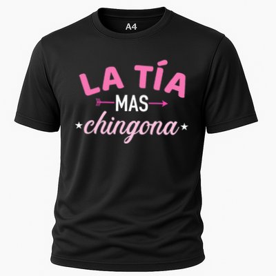 La TíA Mas Chingona Cooling Performance Crew T-Shirt