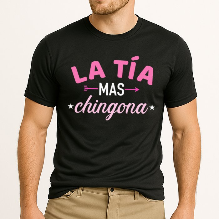 La TíA Mas Chingona Cooling Performance Crew T-Shirt