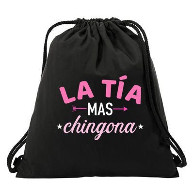 La TíA Mas Chingona Drawstring Bag