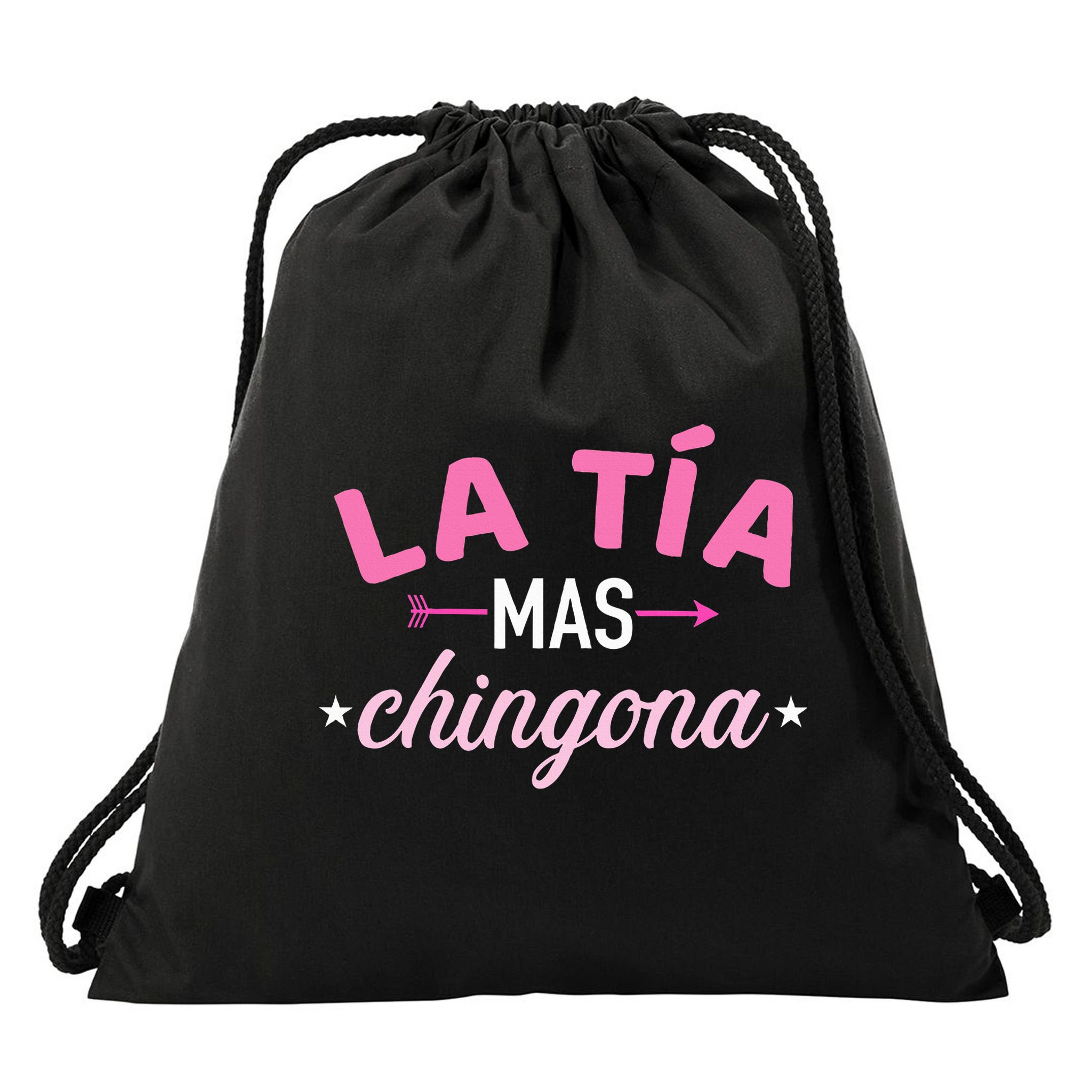 La TíA Mas Chingona Drawstring Bag