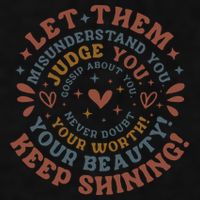 Let Them Misunderstand You Judge You Gossip About You Ladies PosiCharge Tri-Blend Wicking Tank