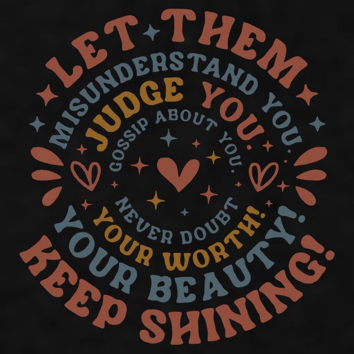 Let Them Misunderstand You Judge You Gossip About You Ladies PosiCharge Tri-Blend Wicking Tank