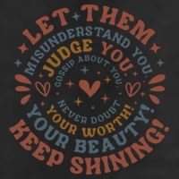 Let Them Misunderstand You Judge You Gossip About You 25L Jumbo Tote
