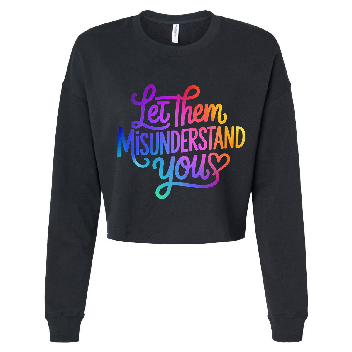 Let Them Misunderstand You Funny Mental Health 16 in Basic Backpack