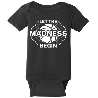 Let The Madness Begin March Madness Baby Bodysuit