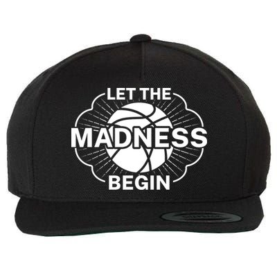 Let The Madness Begin March Madness Wool Snapback Cap