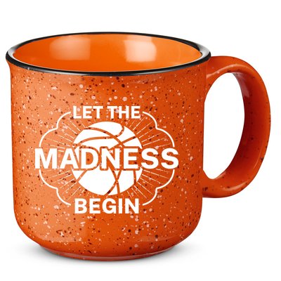 Let The Madness Begin March Madness 15oz Campfire Ceramic Mug