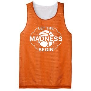 Let The Madness Begin March Madness Mesh Reversible Basketball Jersey Tank