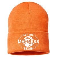 Let The Madness Begin March Madness Sustainable Knit Beanie