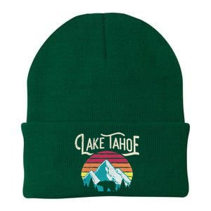 Lake Tahoe Mountain Knit Cap Winter Beanie