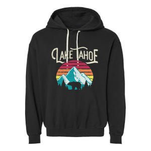 Lake Tahoe Mountain Garment-Dyed Fleece Hoodie