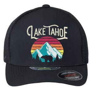 Lake Tahoe Mountain Flexfit Unipanel Trucker Cap