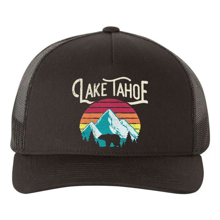 Lake Tahoe Mountain Yupoong Adult 5-Panel Trucker Hat