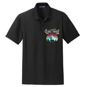 Lake Tahoe Mountain Dry Zone Grid Polo