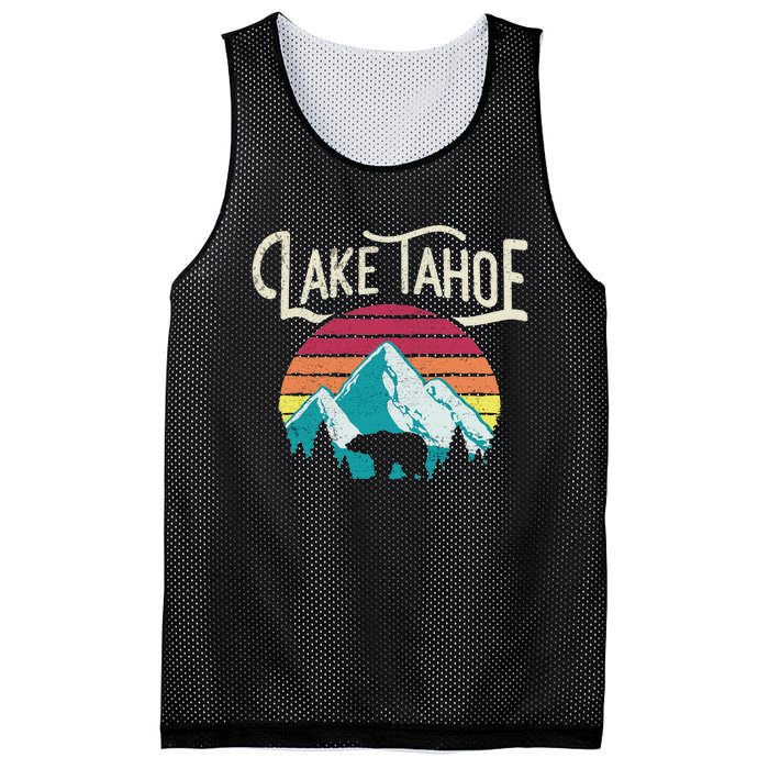 Lake Tahoe Mountain Mesh Reversible Basketball Jersey Tank