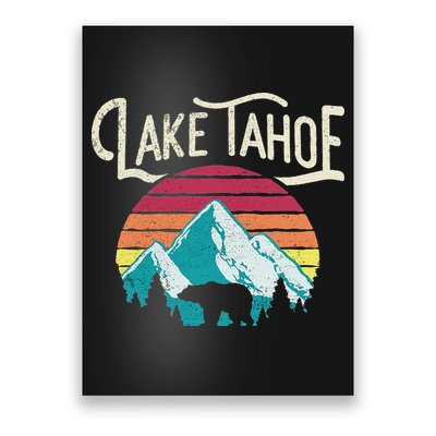 Lake Tahoe Mountain Poster