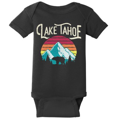 Lake Tahoe Mountain Baby Bodysuit