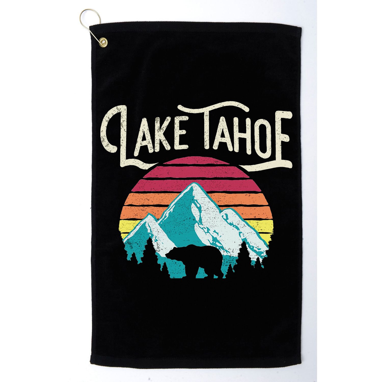 Lake Tahoe Mountain Golf Towel