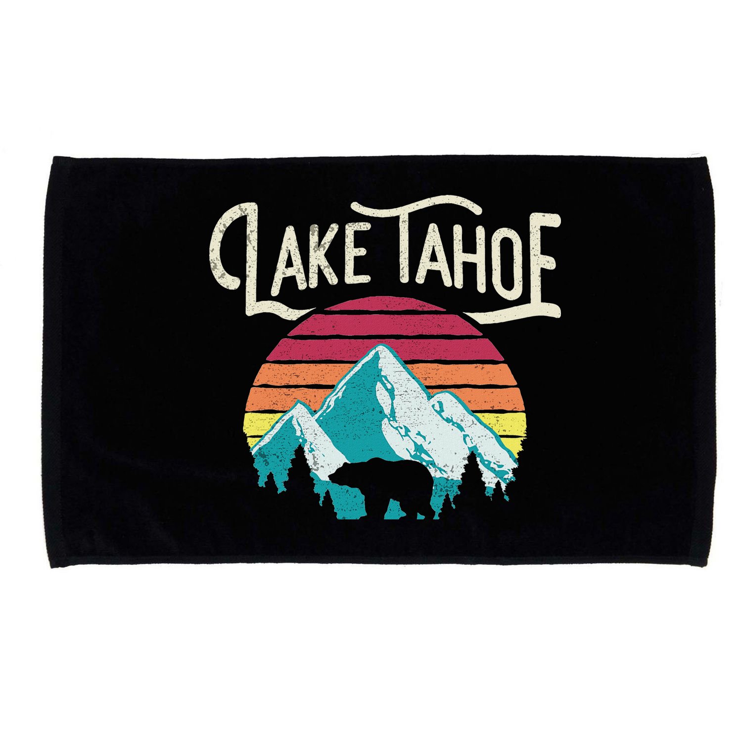 Lake Tahoe Mountain Microfiber Hand Towel