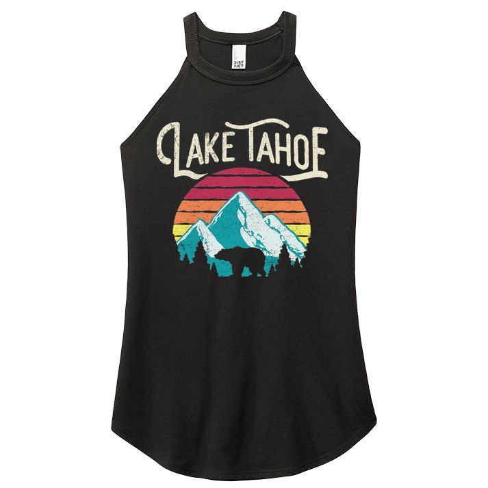 Lake Tahoe Mountain Women's Perfect Tri Rocker Tank