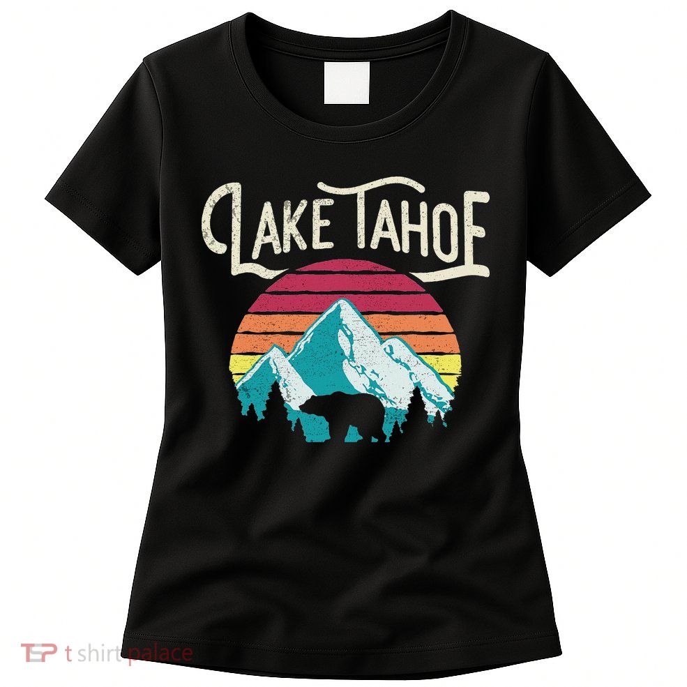 Lake Tahoe Mountain Womens T-Shirt