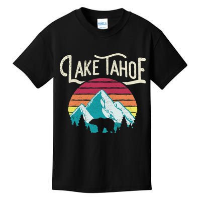 Lake Tahoe Mountain Kids T-Shirt