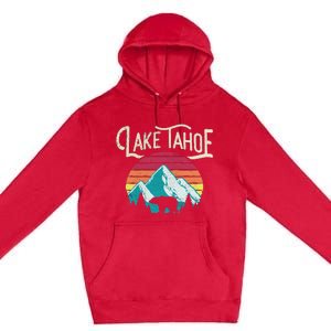 Lake Tahoe Mountain Premium Pullover Hoodie