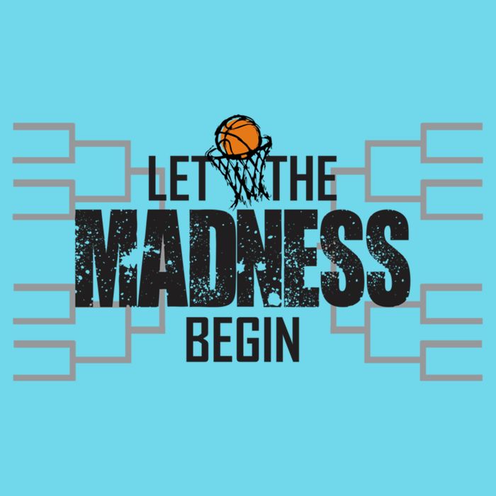 Let The Madness Begin College March Brackets Tournament Gift Kids T-Shirt
