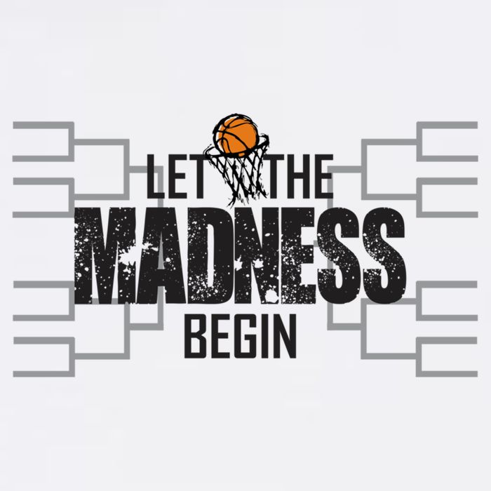 Let The Madness Begin College March Brackets Tournament Gift Adult Drive Performance Visor