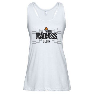 Let The Madness Begin College March Brackets Tournament Gift Ladies Essential Flowy Tank