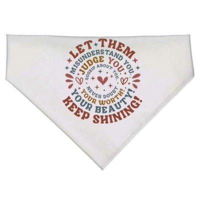 Let Them Misunderstand You Judge You Gossip About You USA-Made Doggie Bandana