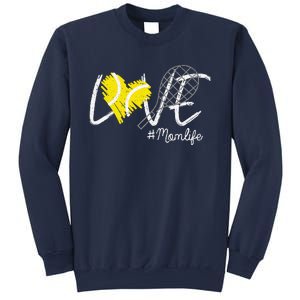 Love Tennis Mom Life Gift For Mom Women MotherS Day Sweatshirt