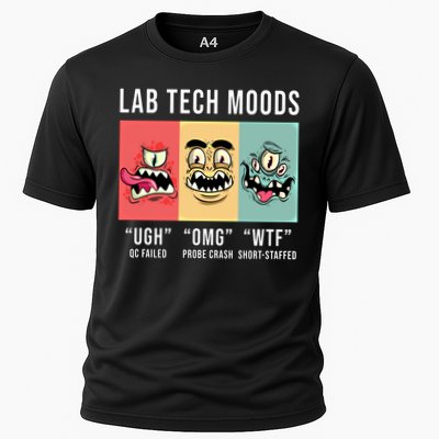Laboratory Technician Medical Technologist Lab Tech Moods Funny Gift Cooling Performance Crew T-Shirt
