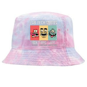 Laboratory Technician Medical Technologist Lab Tech Moods Funny Gift Tie-Dyed Bucket Hat