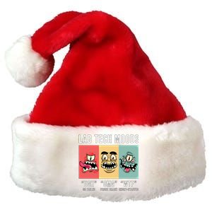 Laboratory Technician Medical Technologist Lab Tech Moods Funny Gift Premium Christmas Santa Hat