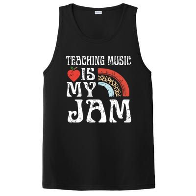 Leopard Teaching Music Is My Jam Sunglasses Teaching Music Gift PosiCharge Competitor Tank