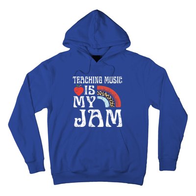 Leopard Teaching Music Is My Jam Sunglasses Teaching Music Gift Hoodie