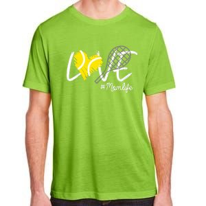 LOVE Tennis Mom Life Gift For Mom Wo Mother's Day Adult ChromaSoft Performance T-Shirt