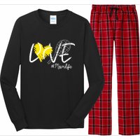 LOVE Tennis Mom Life Gift For Mom Wo Mother's Day Long Sleeve Pajama Set