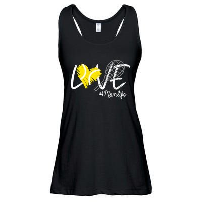 LOVE Tennis Mom Life Gift For Mom Wo Mother's Day Ladies Essential Flowy Tank