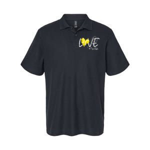 LOVE Tennis Mom Life Gift For Mom Wo Mother's Day Softstyle Adult Sport Polo