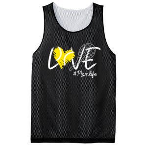 LOVE Tennis Mom Life Gift For Mom Wo Mother's Day Mesh Reversible Basketball Jersey Tank