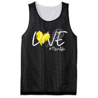 LOVE Tennis Mom Life Gift For Mom Wo Mother's Day Mesh Reversible Basketball Jersey Tank