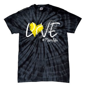 LOVE Tennis Mom Life Gift For Mom Wo Mother's Day Tie-Dye T-Shirt